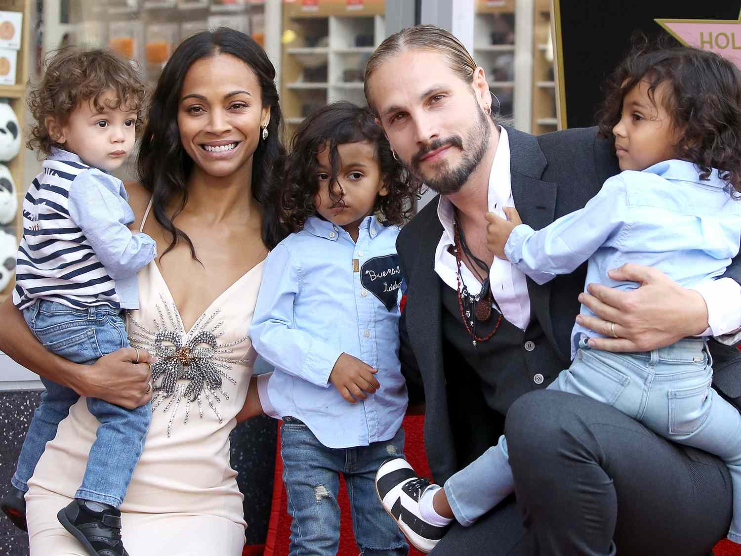 Zoe Saldana Family